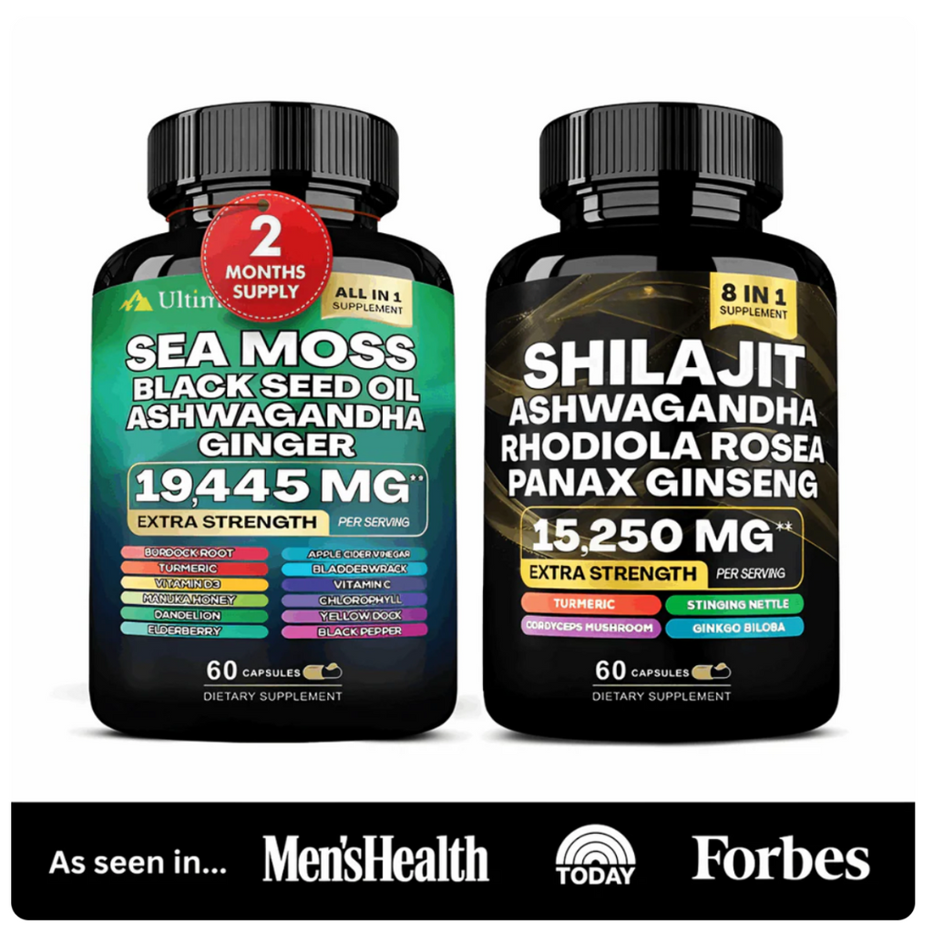 AlphaGum Sea Moss & Shilajit Ultimate Supplement Bundle