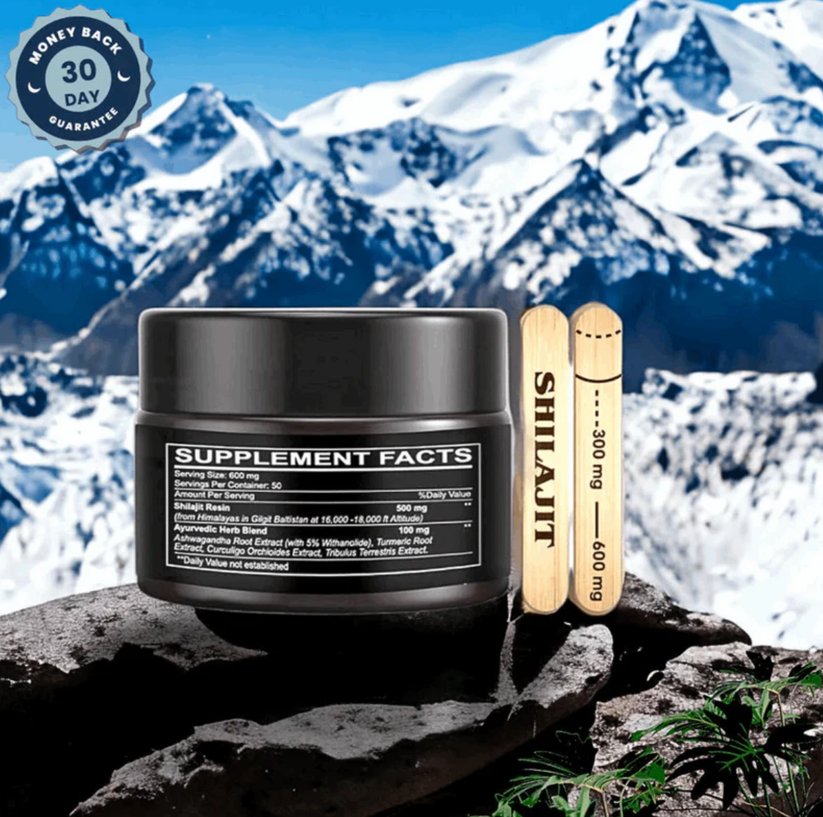 AlphaGum Pure Shilajit Resin (50g)